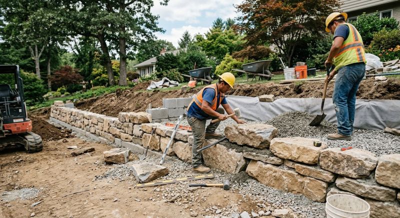 Hardscape Wall Construction in Kissimmee, FL