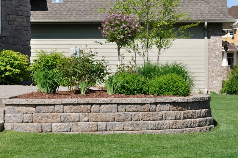 Landscaped Retaining Wall