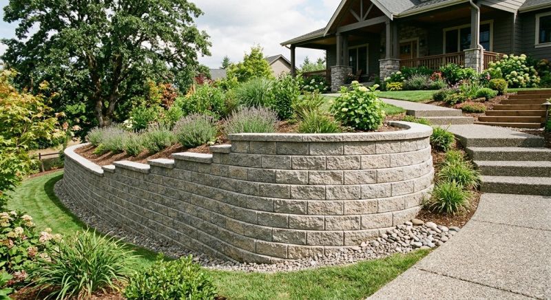Retention Wall Installation in Ocala, FL