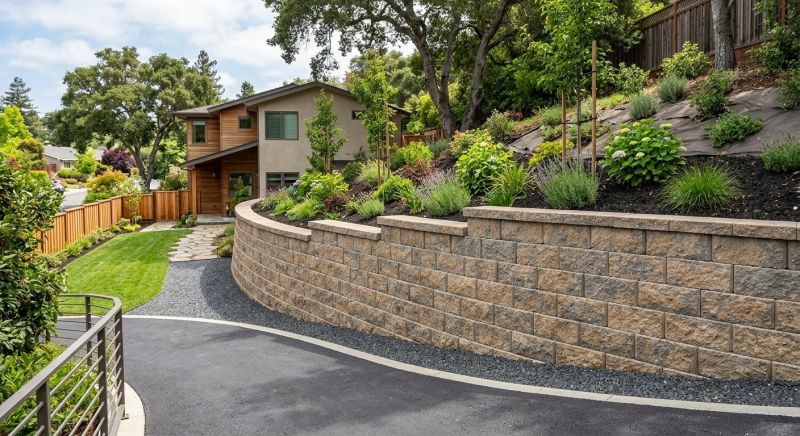 Retention Wall Installation in Lakeland, FL